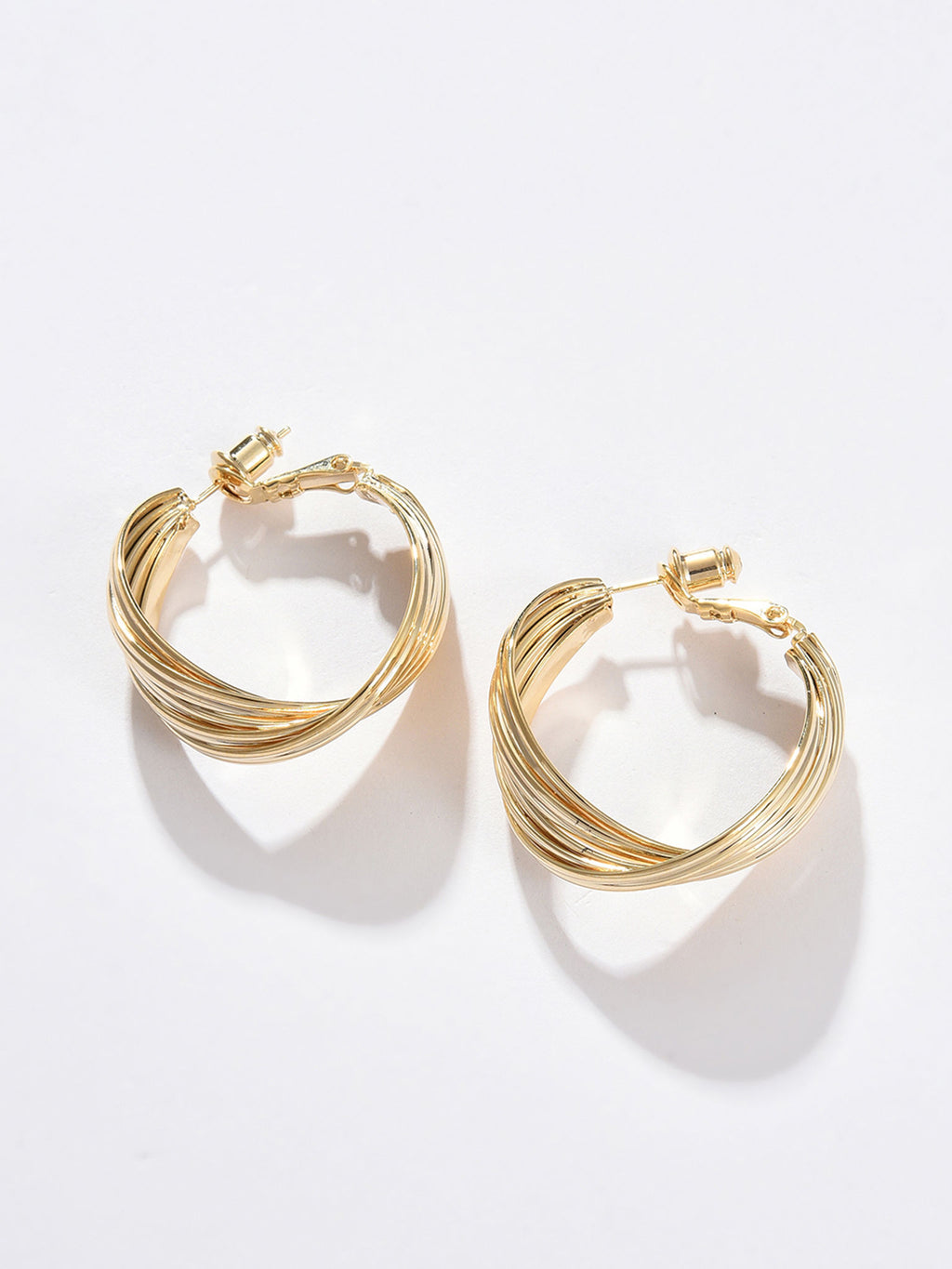 Twisted Hoop Earrings