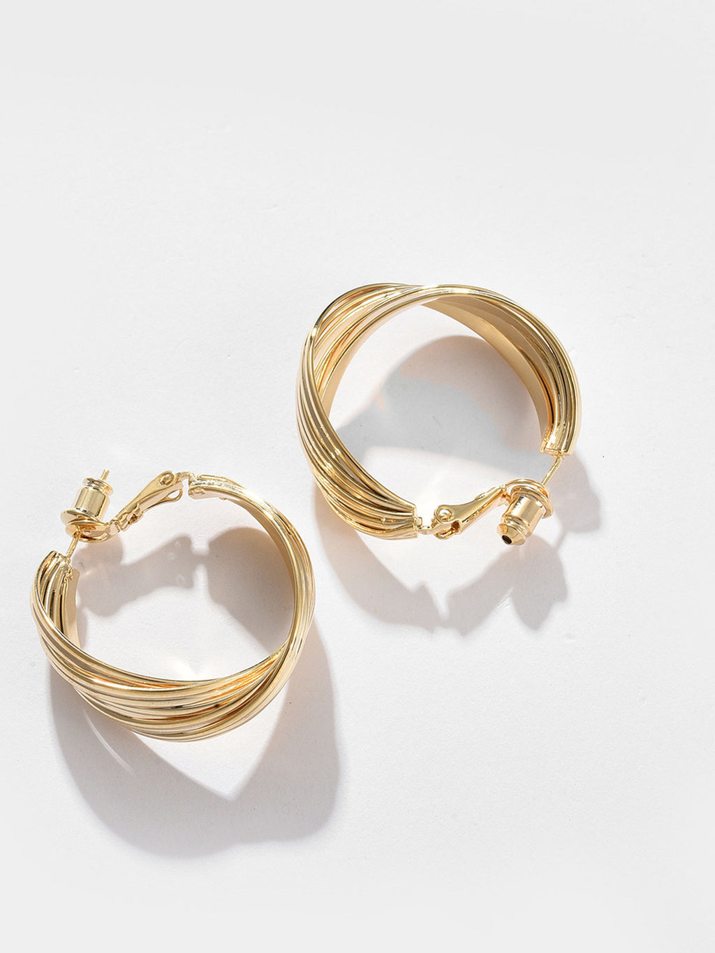 Twisted Hoop Earrings