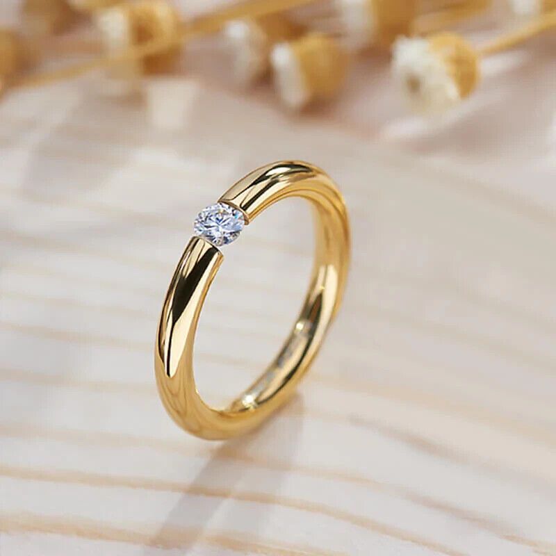 Solitaire Minimal  Ring