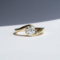 Twisted Solitaire Ring