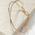 Crystal Wave Cuff Bracelet
