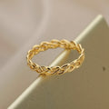 Braided Chain Band Ring