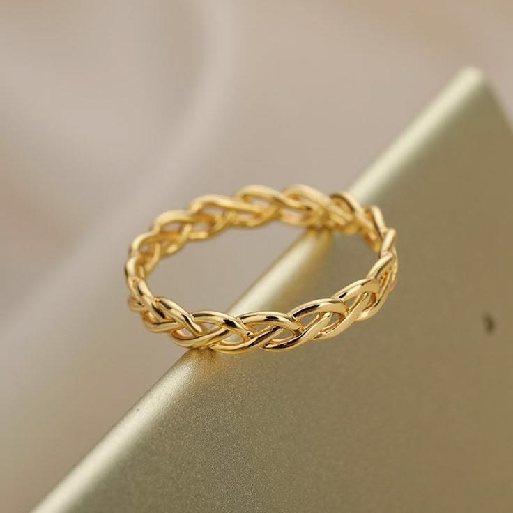 Braided Chain Band Ring