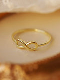 Infinity Symbol Minimal Ring