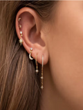 Ear Cuff & Hoop Earring Set
